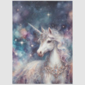 Galaxy Unicorn Fantasy Decoupage Tissuepapier (Voorkant)