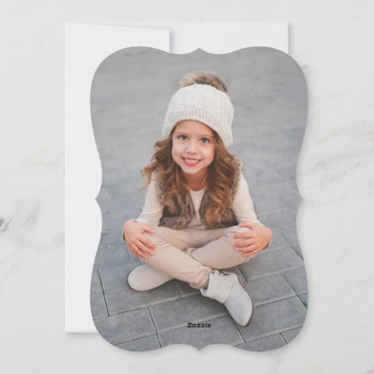 Galaxy unicorn foto party uitnodiging (Achterkant)