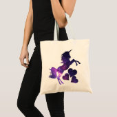 Galaxy Unicorn Love Canvas tas (Voorkant (product))