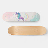 Galaxy Unicorn, regenboog, sterren Persoonlijk Skateboard (Horizontaal)
