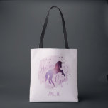 Galaxy unicorn squad tote bag<br><div class="desc">Roze en paarse galaxy unicorn squad design, het perfecte cadeau voor de magische glitter liefhebber in je leven. Ideaal voor meisjes, jongens en tweens. Als je kinderen houden van glitter, sprankelingen, lama, alpaca, luiaards en alles wat magisch is, kan dit de perfecte verjaardag, Thanksgiving, kerst, terug naar school, lerarencadeau /...</div>