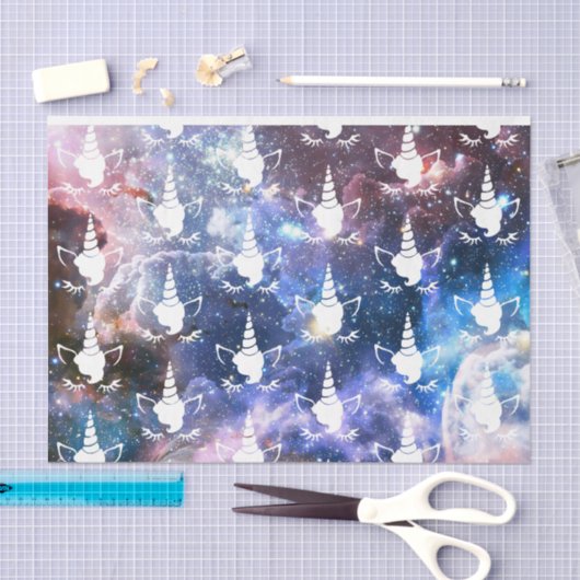 Galaxy Unicorn Tissuepapier (Craft)
