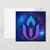 Galaxy Unitarian Universal chalice Kaart (Voorkant / Achterkant)