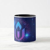 Galaxy Unitarian Universal chalice Mok (Midden)