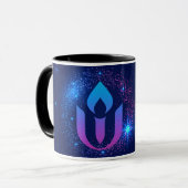 Galaxy Unitarian Universal chalice Mok (Voorkant links)