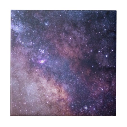 Galaxy Universe Space Art Stars Modern Simple Tegeltje (Voorkant)