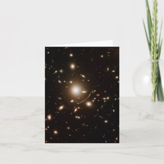 Galaxy Universe Space Telescope Gravitational Lens Kaart (Voorkant)