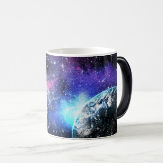 Galaxy, Universe, Stars, Outer Space Gift Pattern Magische Mok (Voorkant rechts)
