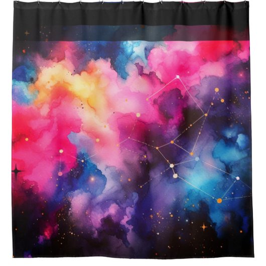 Galaxy Veil Douchegordijn (Voorkant)