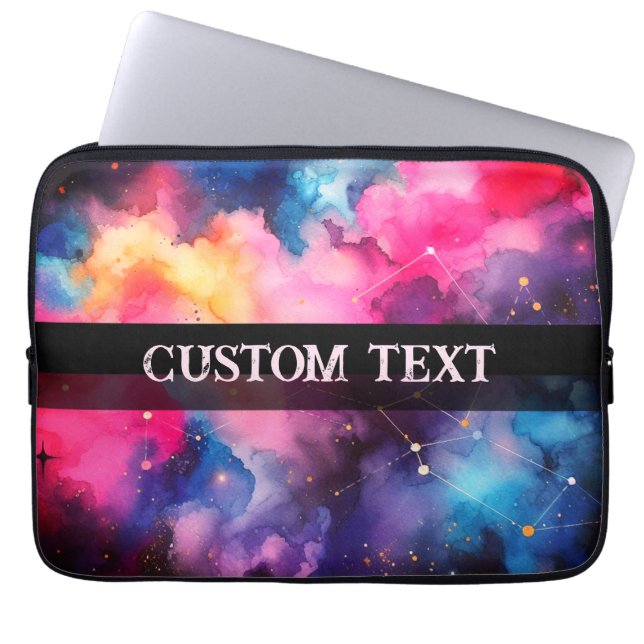 Galaxy Veil Laptop Sleeve (Voorkant)