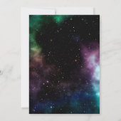Galaxy Verjaardagsfeestje Tiener 14 Kosmische Ruim Kaart (Achterkant)