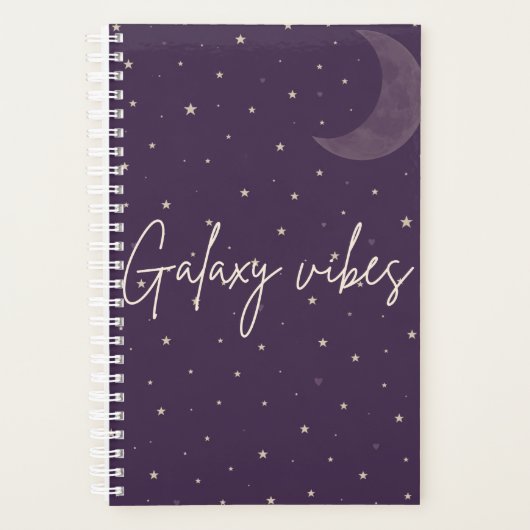 Galaxy Vibes spiraal planner Cosmic (Voorkant)