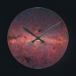 Galaxy Wall klok<br><div class="desc">Wandklok met afbeelding van Melkweg Melkweg</div>