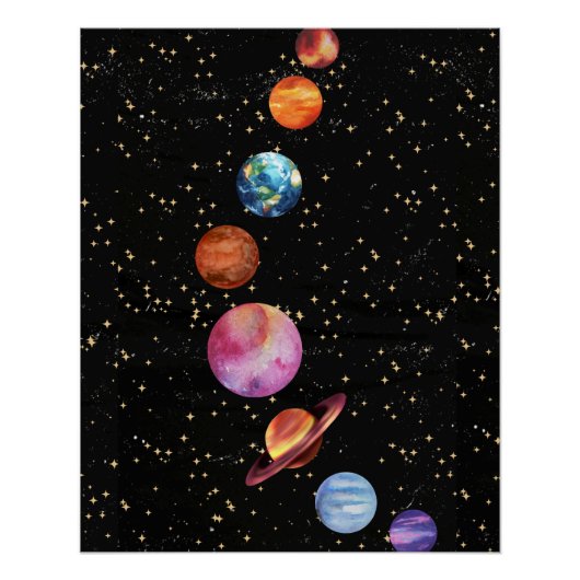 Galaxy Wall Poster (Voorkant)