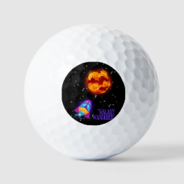 Galaxy Wanderer geïsoleerde tuimelaar Golfballen