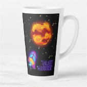 Galaxy Wanderer geïsoleerde tuimelaar Latte Mok (Rechts)