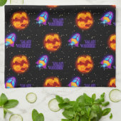 Galaxy Wanderer geïsoleerde tuimelaar Theedoek (Gevouwen)