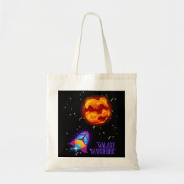 Galaxy Wanderer geïsoleerde tuimelaar Tote Bag