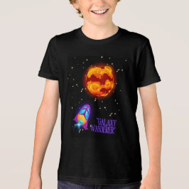 Galaxy Wanderer geïsoleerde tuimelaar Tri-Blend Shirt