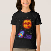 Galaxy Wanderer geïsoleerde tuimelaar Tri-Blend Shirt (Voorkant)