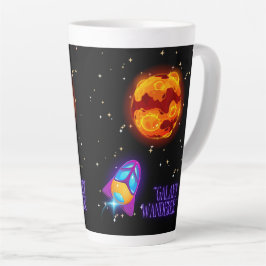 Galaxy Wanderer Geïsoleerde Tumbler Latte Mok