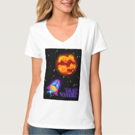 Galaxy Wanderer Geïsoleerde Tumbler T-shirt