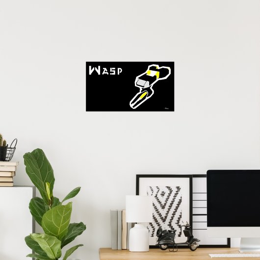 Galaxy Wasp Poster (Thuiskantoor)