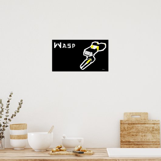 Galaxy Wasp Poster (Keuken)