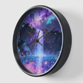 Galaxy Waterval Wandklok (Hoek)