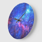 Galaxy Waterverf Night Sky. Grote Klok (Hoek)