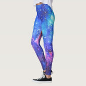Galaxy Waterverf Night Sky. Leggings (Links)