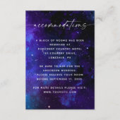 Galaxy Wedding Accommodations | Hotel Information Informatiekaartje (Voorkant)