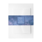 Galaxy Wedding Celestial Sterrennacht Sky Dinner I Uitnodigingen Wikkel (Voorkant Voorbeeld)