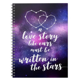 Galaxy Wedding Constellatie in de sterren Notitieboek