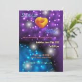 Galaxy Wedding Kaart (Staand voorkant)