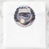 Galaxy Whale Oh Baby Cupcake Stickers (Tas)