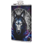 Galaxy Wolf Heupfles (Links)