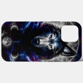 Galaxy Wolf Hoesje-Mate iPhone Case (Achterkant (horizontaal))