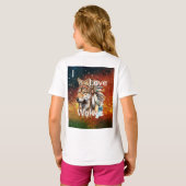 Galaxy Wolf T-shirt (Achterkant volledig)