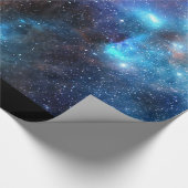 Galaxy Wrapping Paper 2- met zwarte rand Cadeaupapier (Hoek)