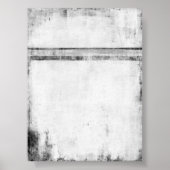 'Galaxy' Zwart-wit Abstract Art Poster (Voorkant)