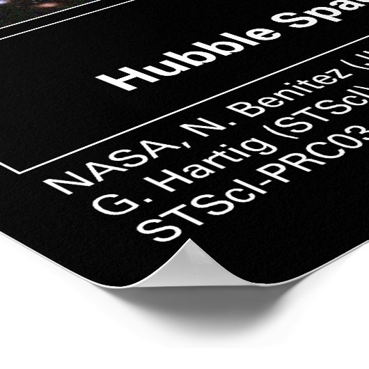 GalaxyClusterAbell1689-2003-01a Poster (Hoek)