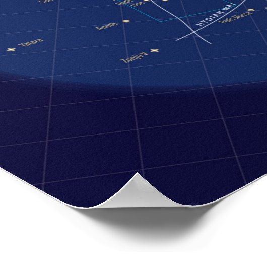 Galaxymap, Papier poster (Hoek)