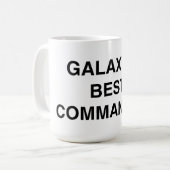Galaxy's beste commandant koffiemok (Voorkant links)
