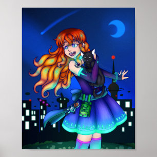 Galaxy's Cutest Girl Poster