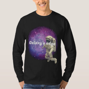 Galaxy's edge Cool space afbeelding l Black T-shirt