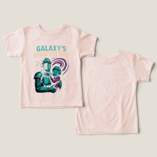 Galaxy's Greatest Dad - Interstellaire Vaderschap (Ontwerp Voorkant & Achterkant)