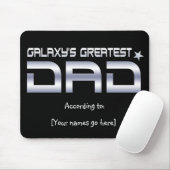  Galaxy's grootste pap Mousepad Muismat (Met muis)