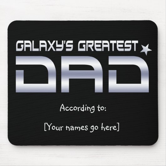  Galaxy's grootste pap Mousepad Muismat (Voorkant)
