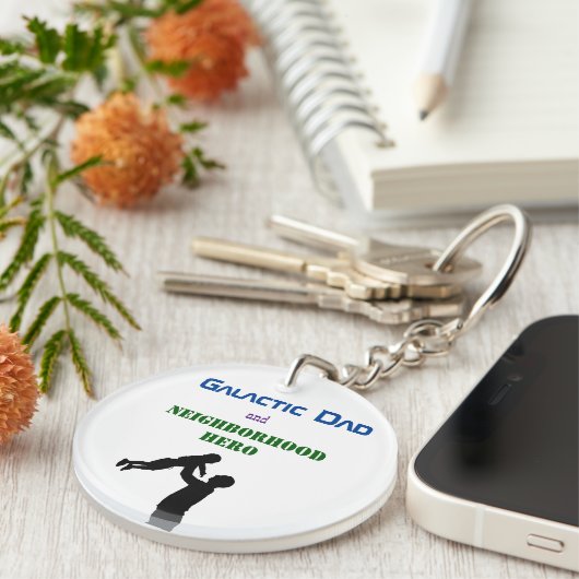 Galaxy's grootste vader sleutelhanger (Voorkant Rechts)